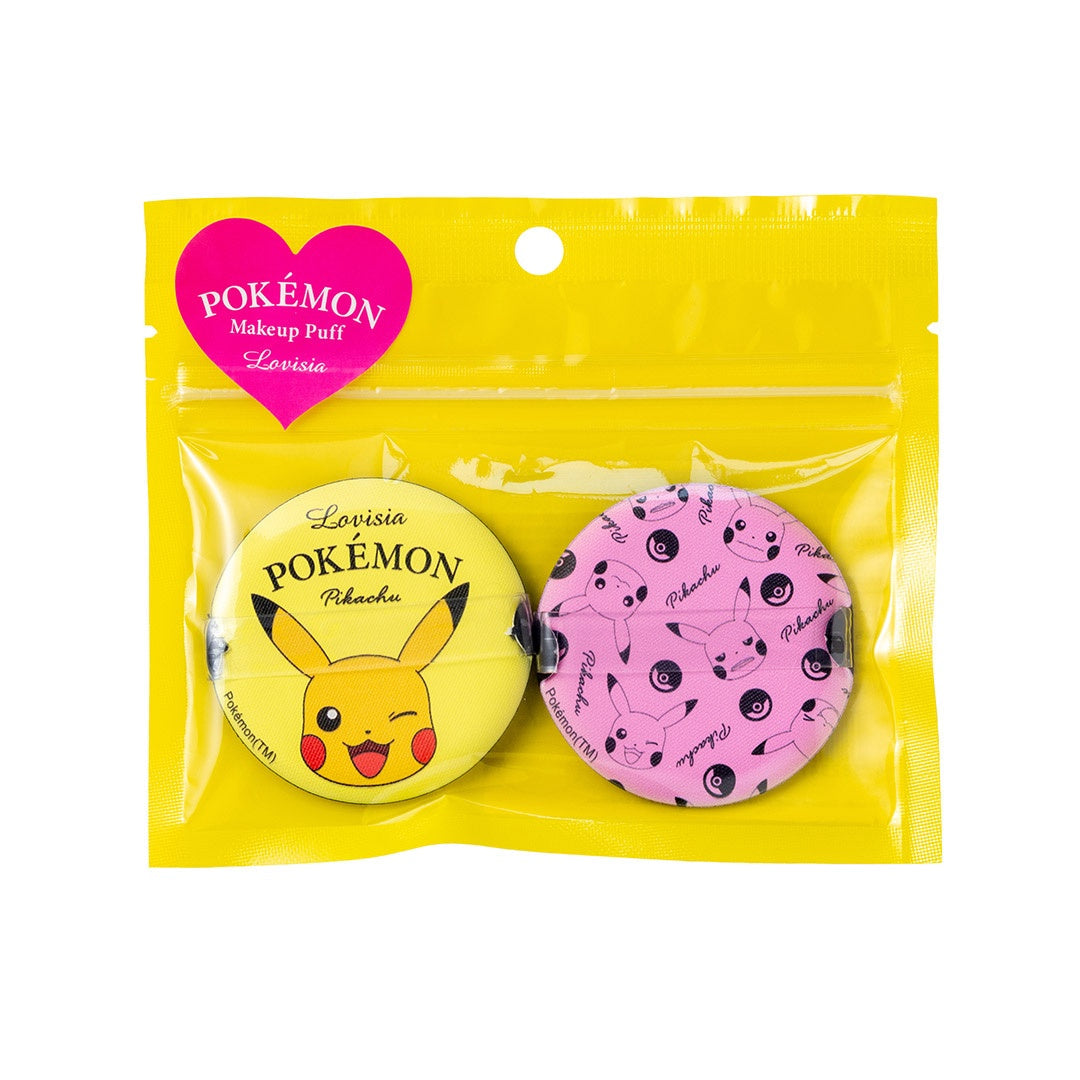 Lovisia POKEMON Makeup Puff 2pcs Pikachu