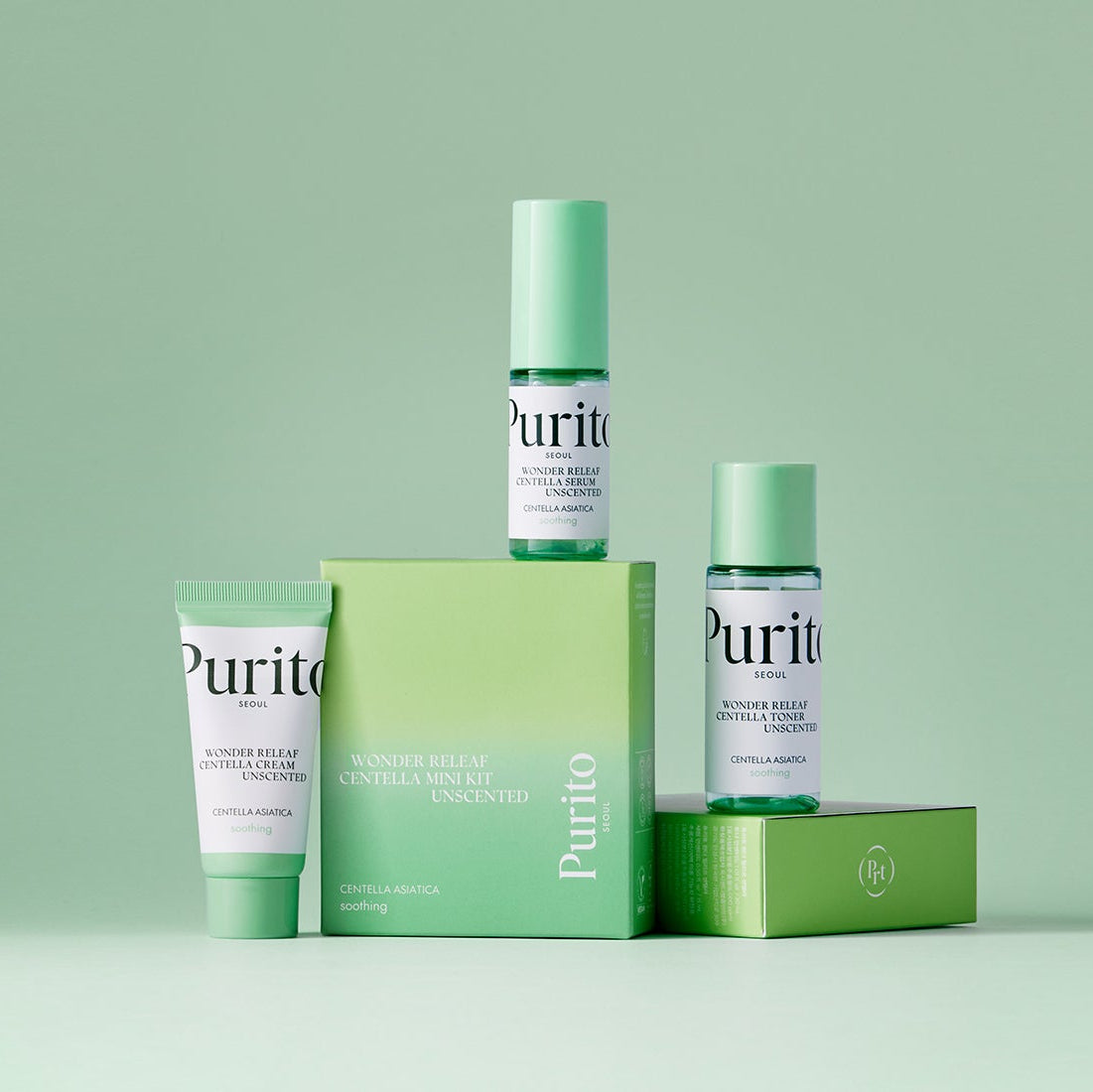 Purito Seoul Wonder Releaf Centella Mini Kit Unscented