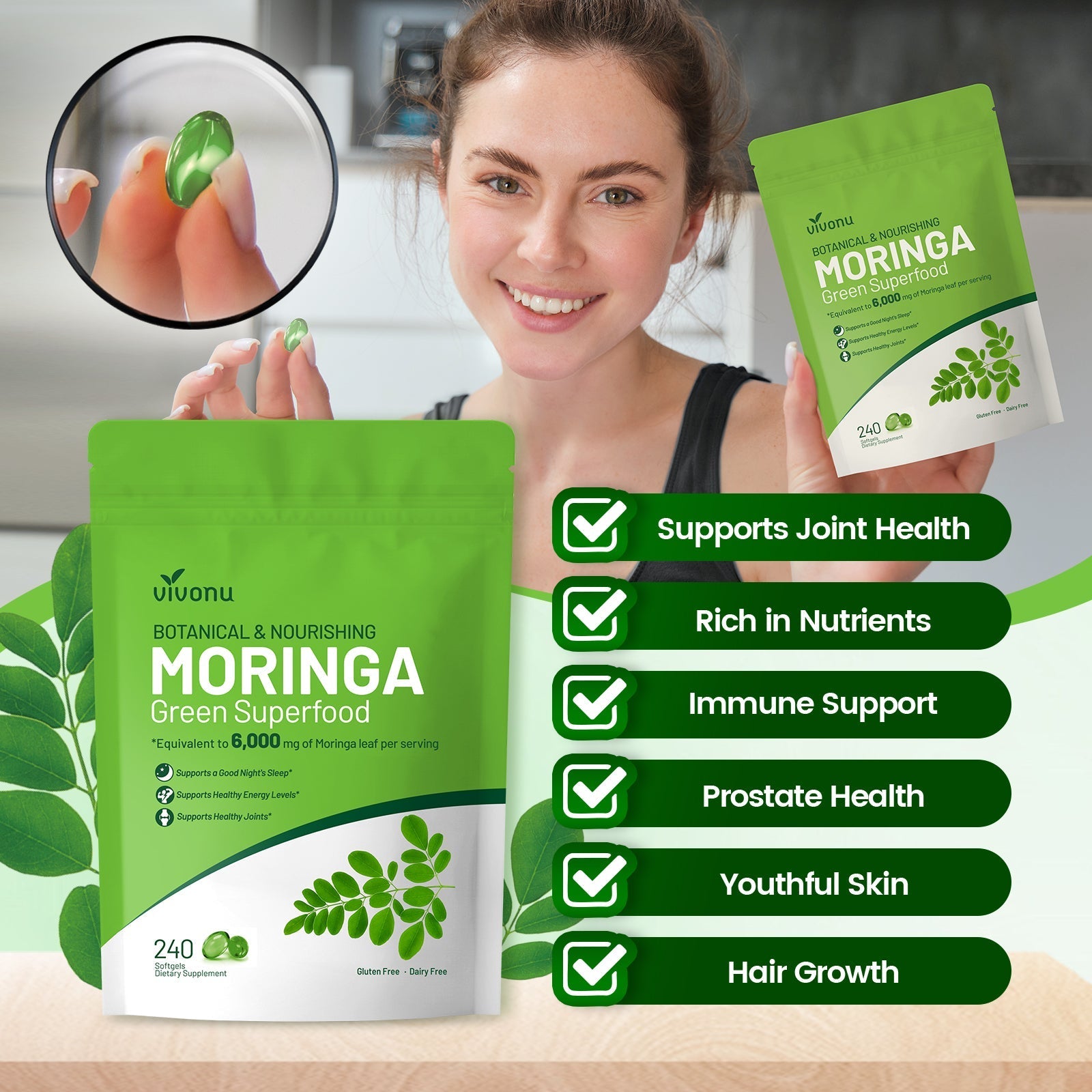 Moringa Leaf Capsules