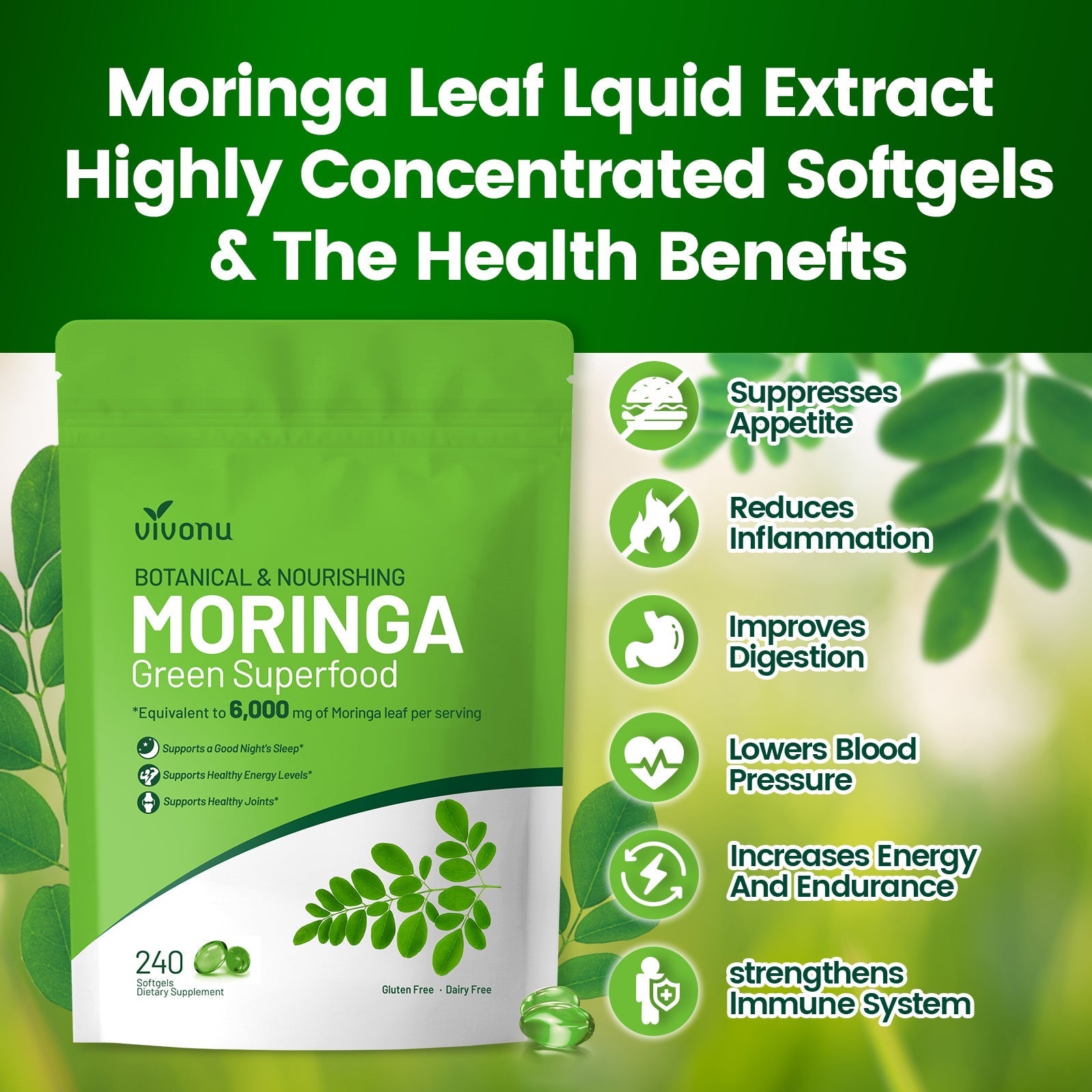 Moringa Leaf Capsules