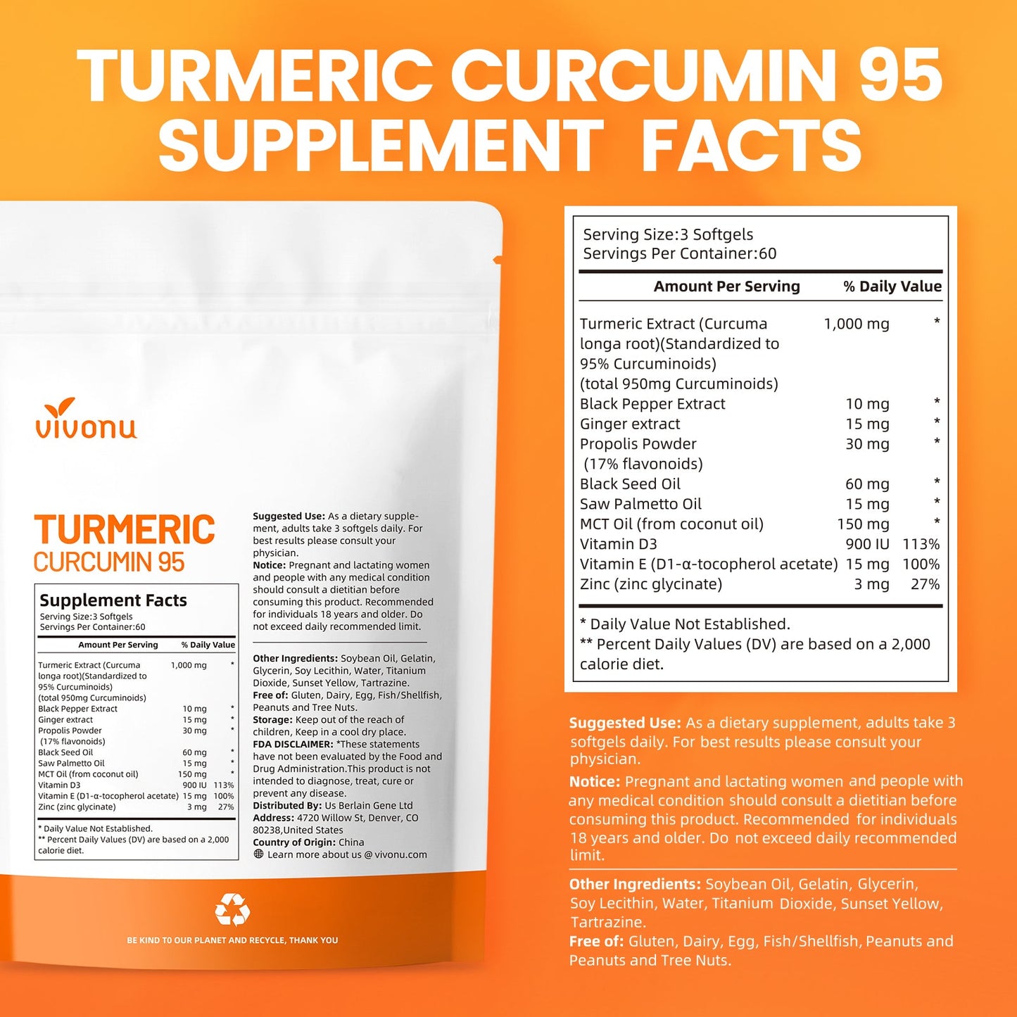 Turmeric Curcumin Capsules
