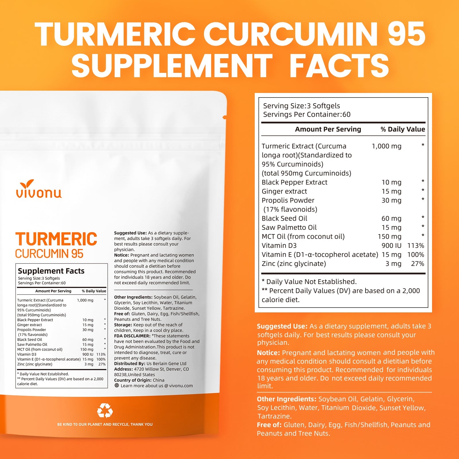 Turmeric Curcumin Capsules