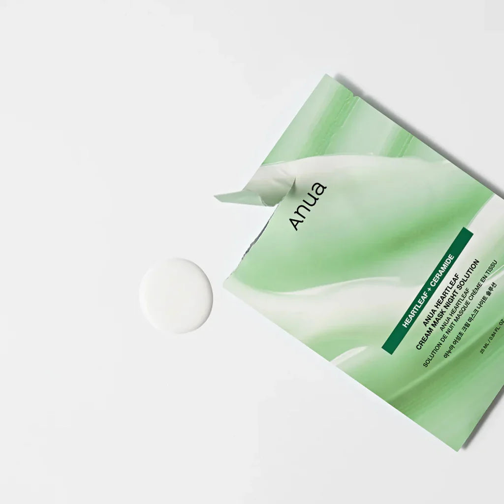 Anua Heartleaf Cream Sheet Mask Night Solution