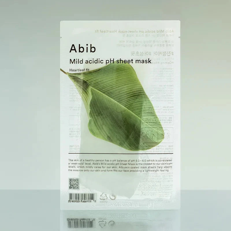 Abib Mild Acidic pH Sheet Mask Heartleaf Fit