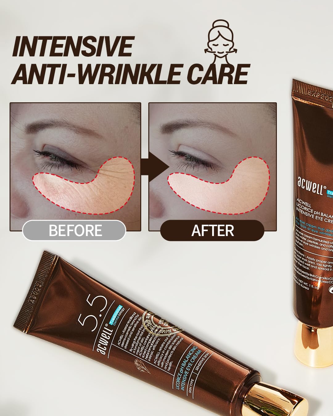 Acwell Licorice pH Balancing Intensive Eye Cream