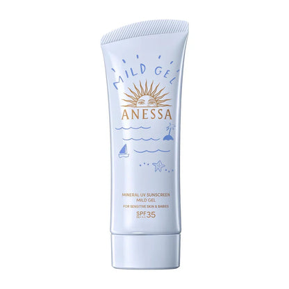 Anessa Mineral UV Sunscreen Mild Gel for Sensitive Skin SPF35 PA+++