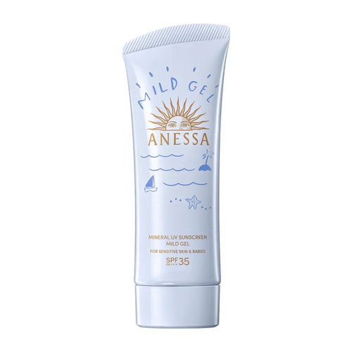 Anessa Mineral UV Sunscreen Mild Gel for Sensitive Skin SPF35 PA+++