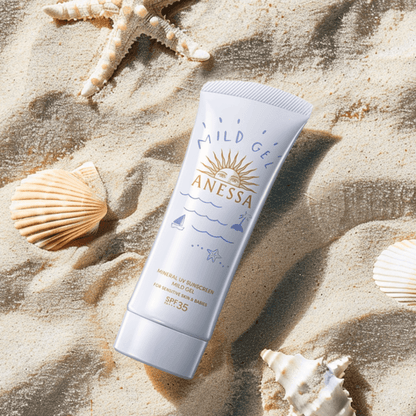 Anessa Mineral UV Sunscreen Mild Gel for Sensitive Skin SPF35 PA+++