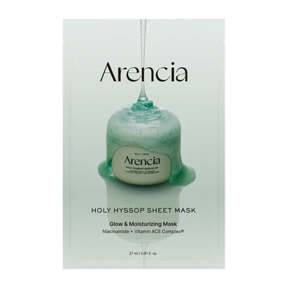 Arencia Holy Hyssop Sheet Mask