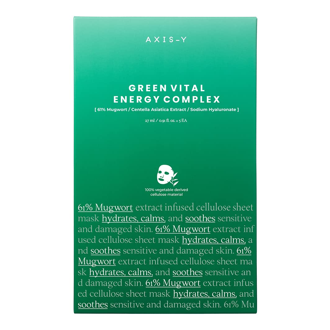 Axis-Y Green Vital Energy Complex Sheet Mask