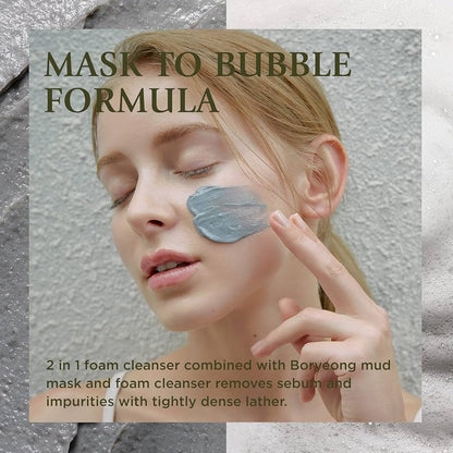 BRMUD Recovery Mud Pack To Foam Cleanser