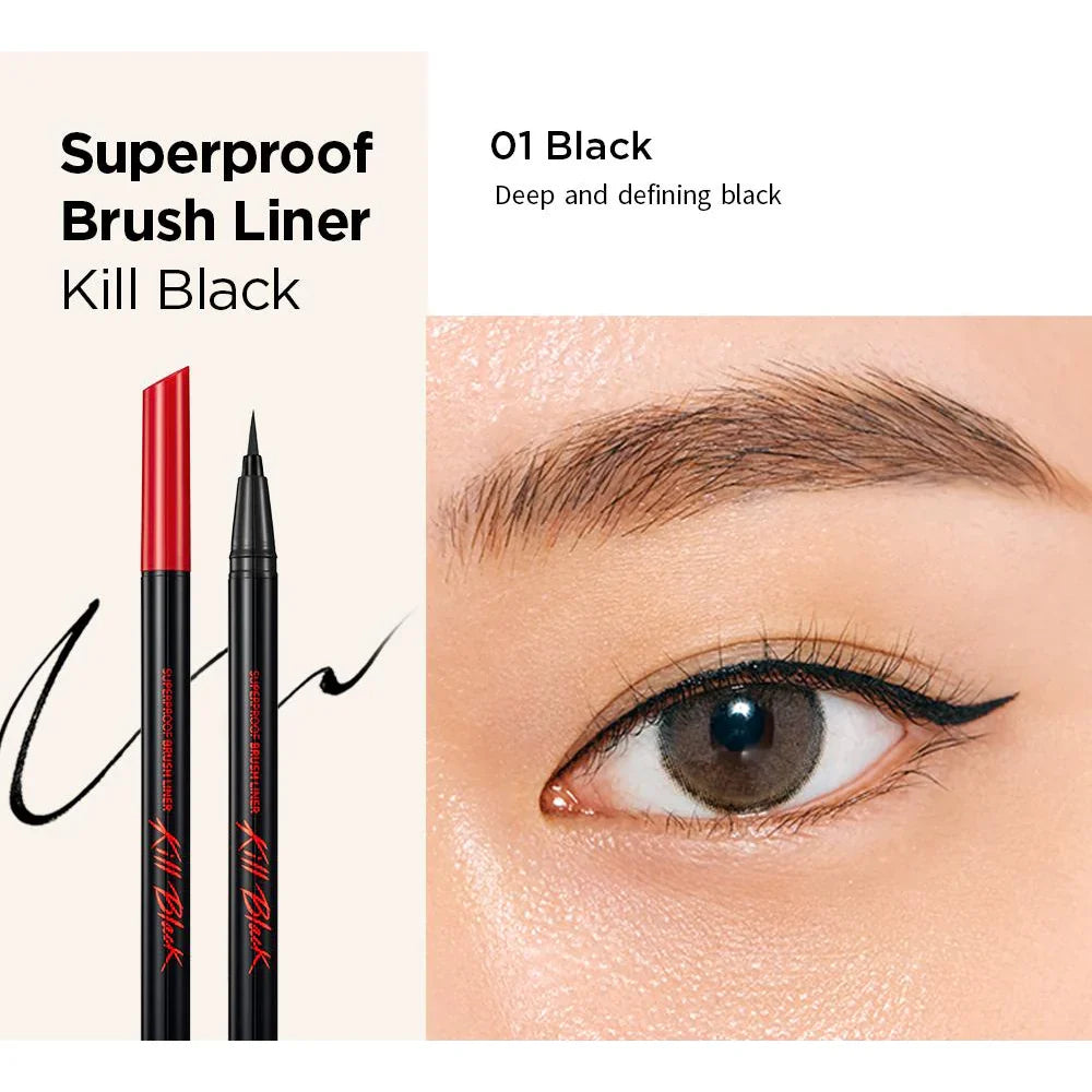 Clio Superproof Brush Liner #01 Kill Black