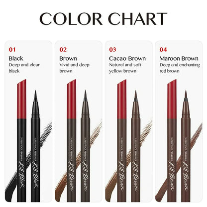 Clio Superproof Pen Liner #02 Kill Brown