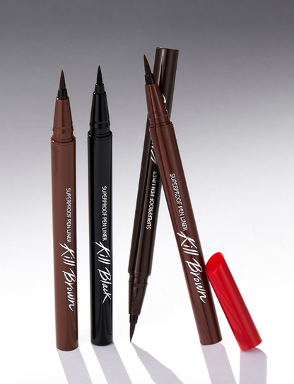 Clio Superproof Pen Liner #02 Kill Brown