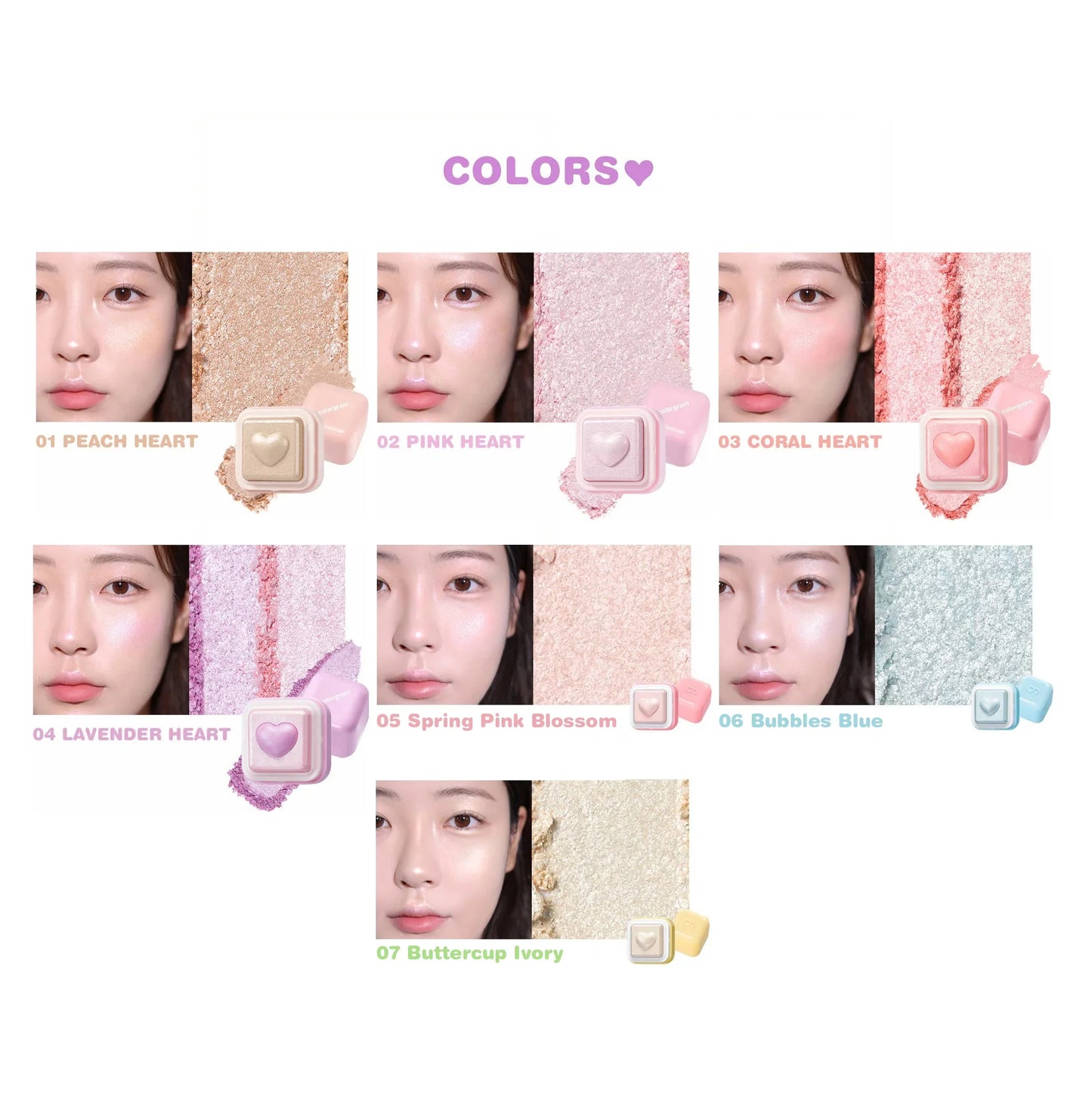 Colorgram Milk Bling Heartlighter