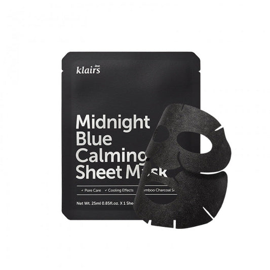 Dear Klairs Midnight Blue Calming Sheet Mask