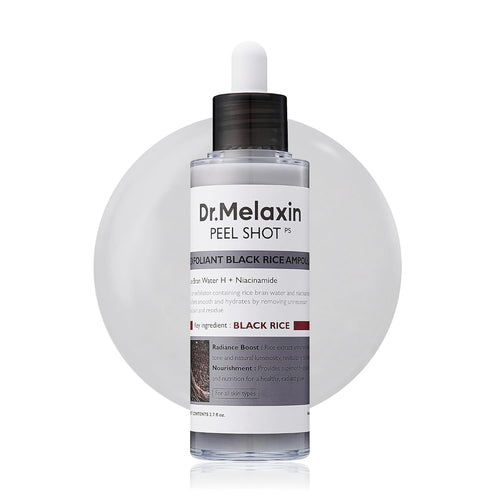 Dr. Melaxin Peel Shot Exfoliating Black Rice Ampoule