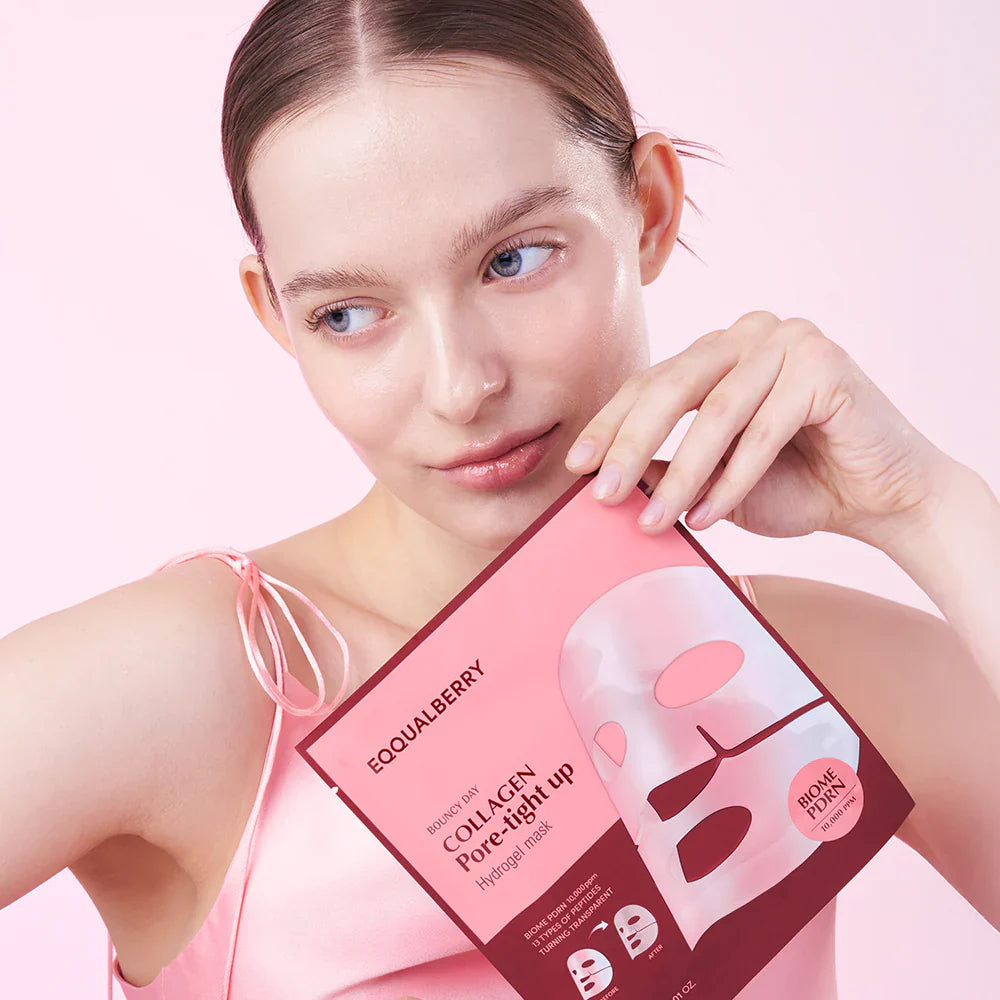 Eqqualberry Collagen Pore Tight Up Hydrogel Mask