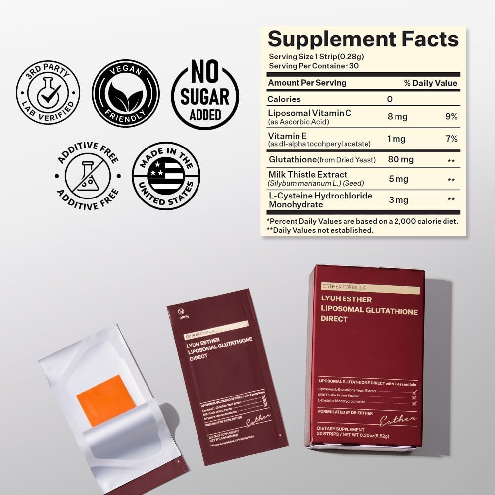 Esther Formula Lyuh Esther Liposomal Glutathione Direct
