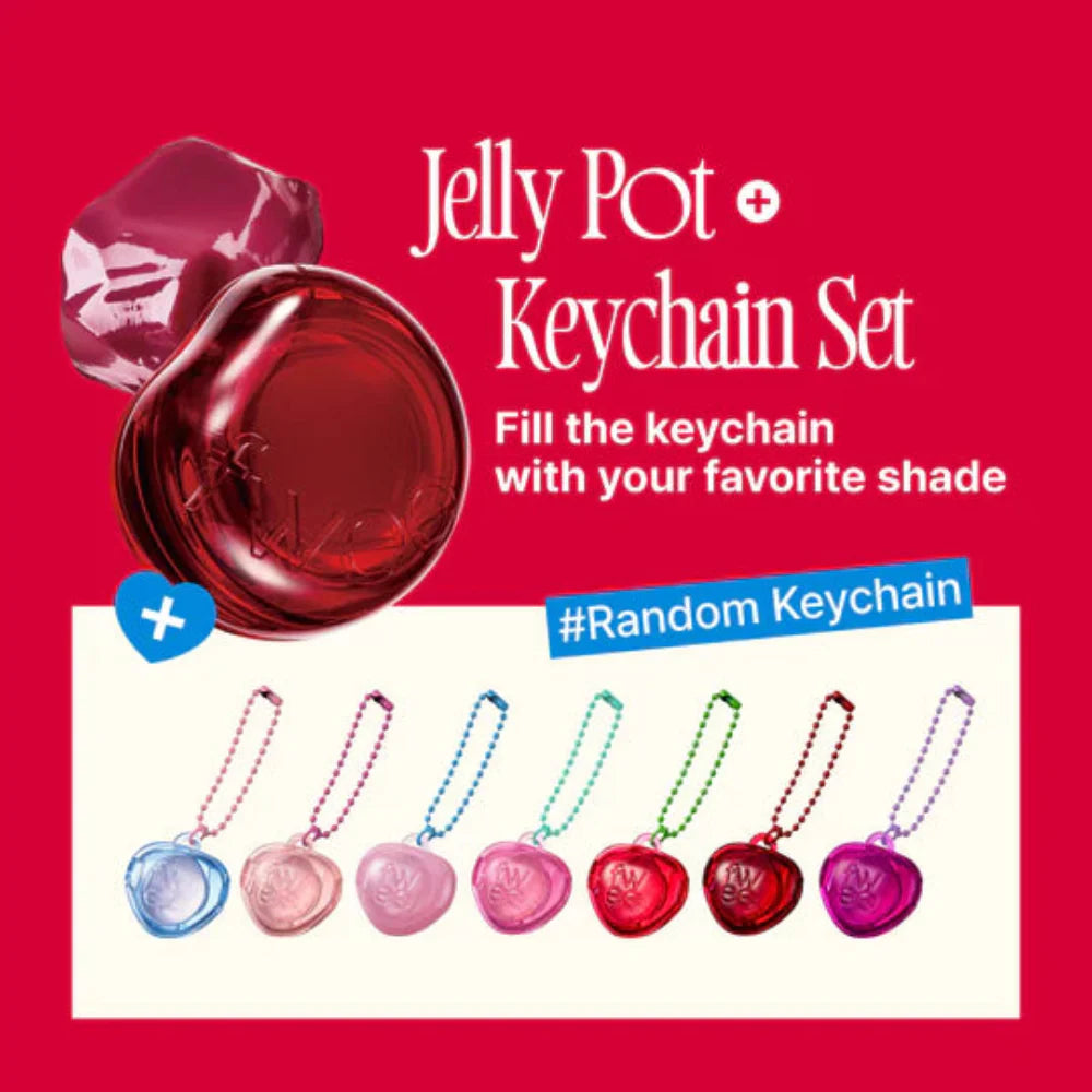 FWEE *Keyring Set* Lip & Cheek Glowy Jelly Pot