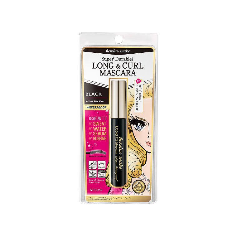 KissMe Heroine Make Long Up Mascara Super Waterproof Black