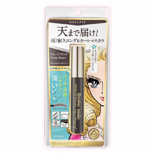KissMe Heroine Make Long Up Mascara Super Waterproof Gray Black