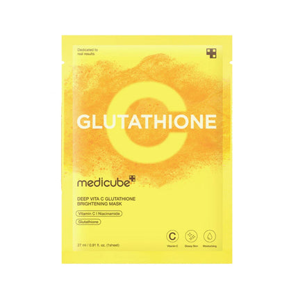 Medicube Deep Vita C Glutathione Brightening Mask