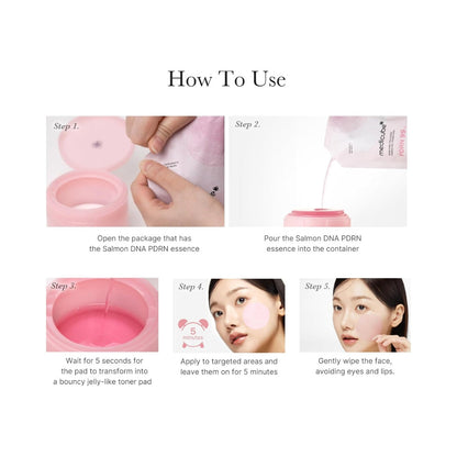 Medicube PDRN Pink Collagen Toning Gel Toner Pad