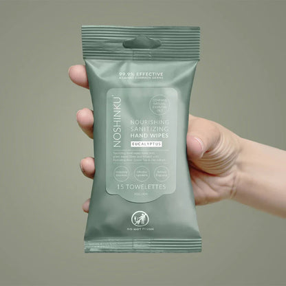 Noshinku Eucalyptus Nourishing Sanitizing Hand Wipes