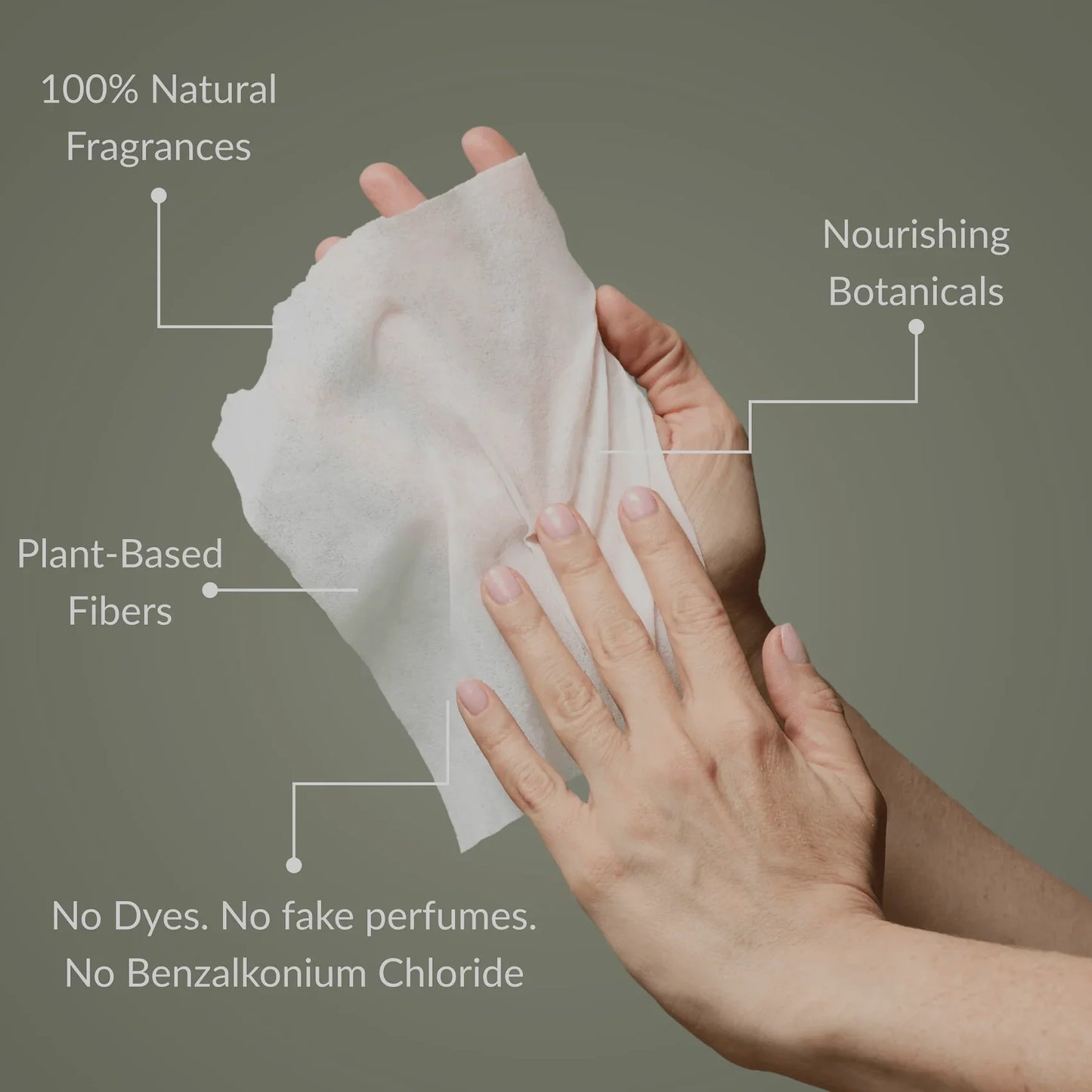 Noshinku Eucalyptus Nourishing Sanitizing Hand Wipes