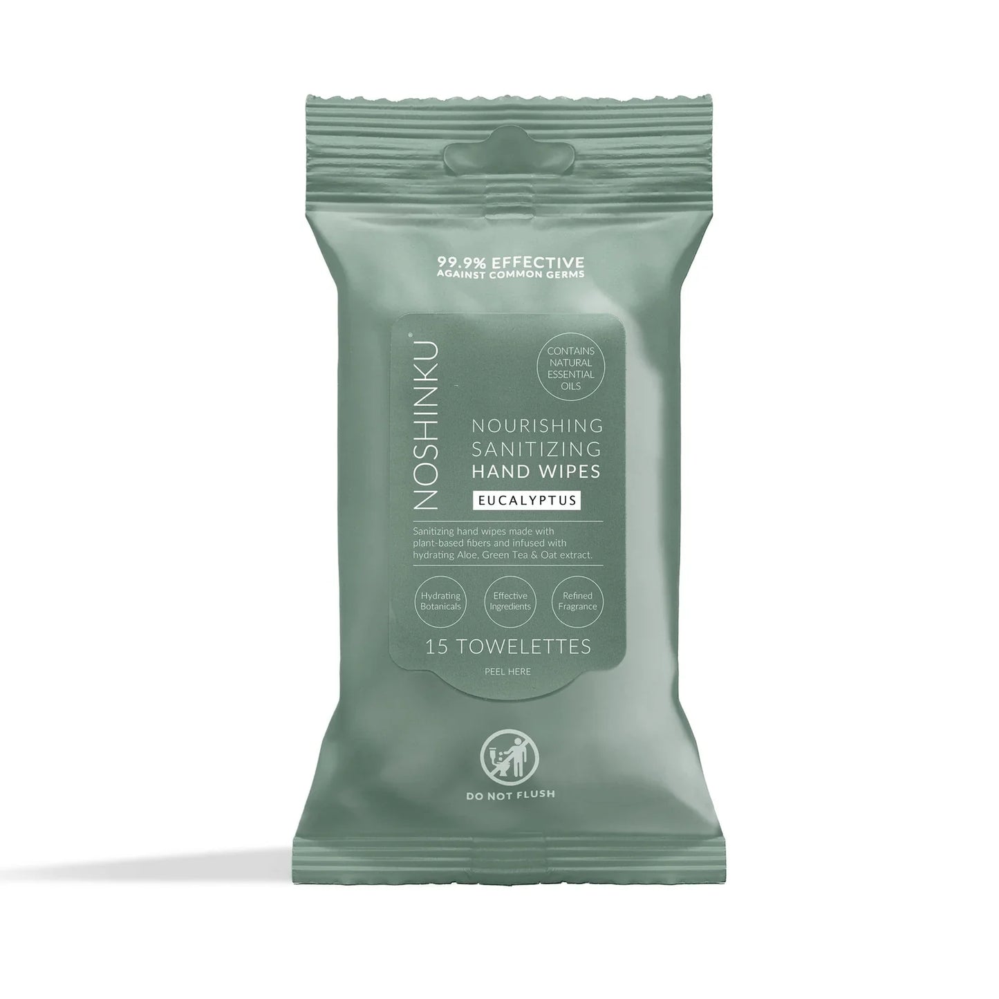 Noshinku Eucalyptus Nourishing Sanitizing Hand Wipes