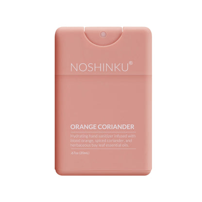 Noshinku Refillable Orange Coriander Moisturizing Pocket Hand Sanitizer
