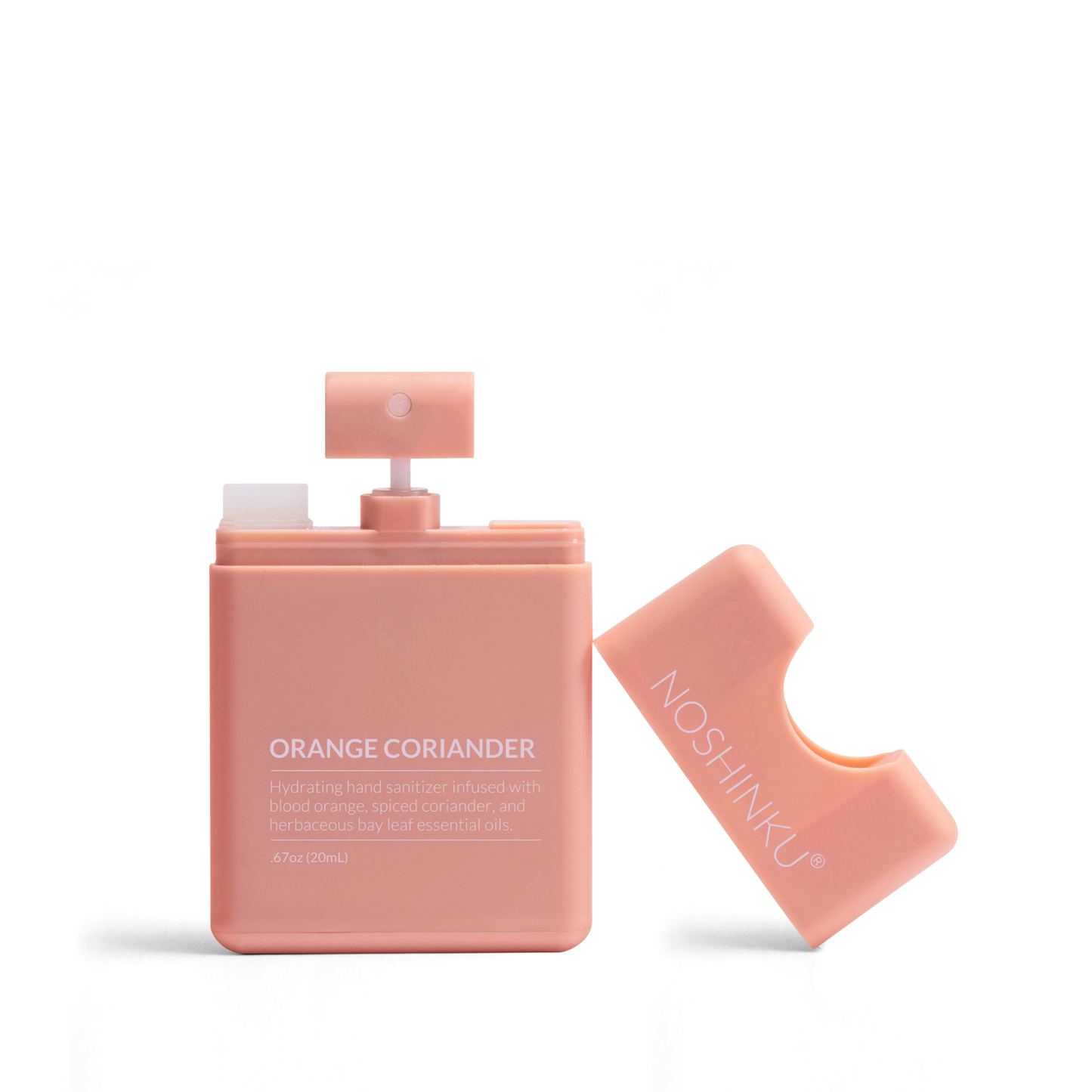 Noshinku Refillable Orange Coriander Moisturizing Pocket Hand Sanitizer