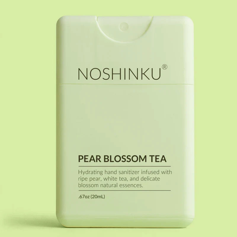Noshinku Refillable Pear Blossom Tea Hydrating Pocket Hand Sanitizer