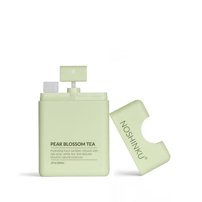 Noshinku Refillable Pear Blossom Tea Hydrating Pocket Hand Sanitizer