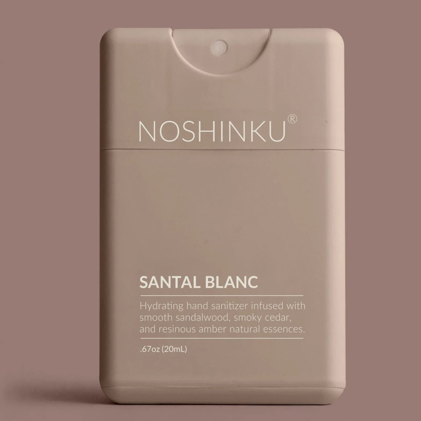Noshinku Refillable Santal Blanc Hydrating Pocket Hand Sanitizer