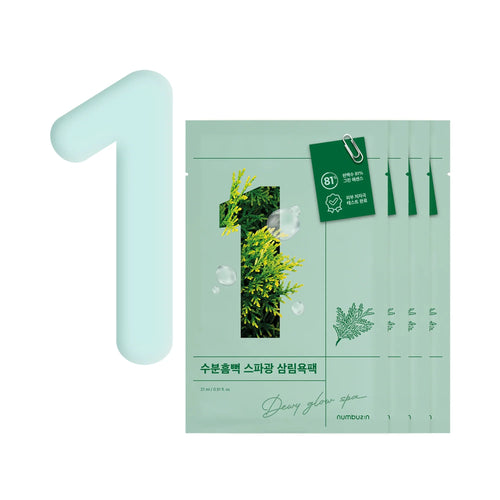 Numbuzin No.1 Dewy Glow Spa Sheet Mask