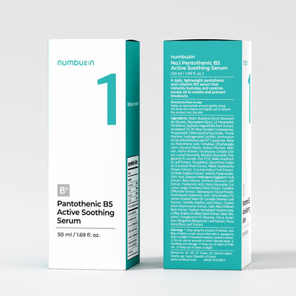Numbuzin No.1 Pantothenic B5 Active Soothing Serum