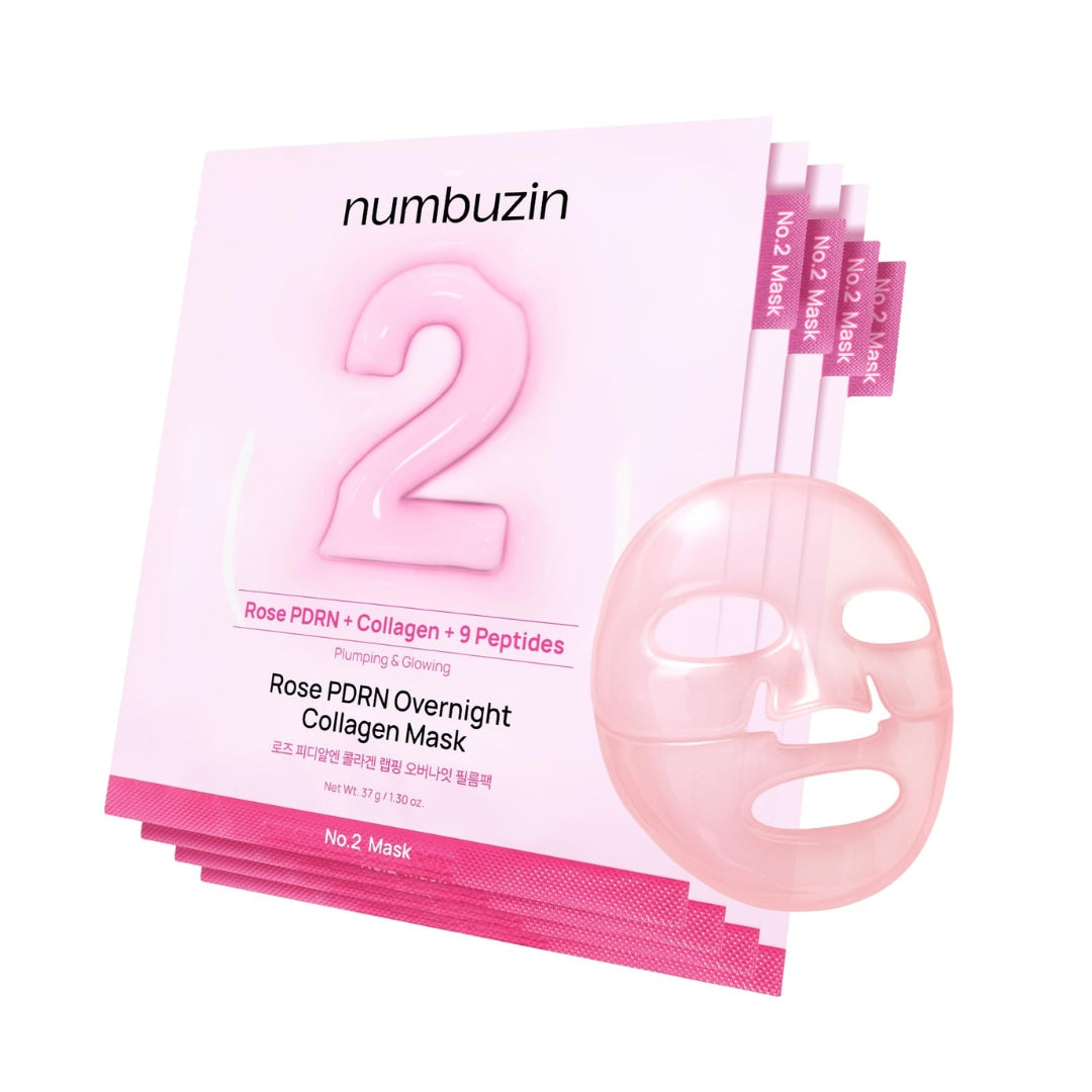 Numbuzin No.2 Rose PDRN Overnight Collagen Mask