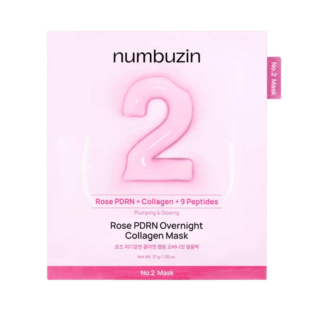 Numbuzin No.2 Rose PDRN Overnight Collagen Mask