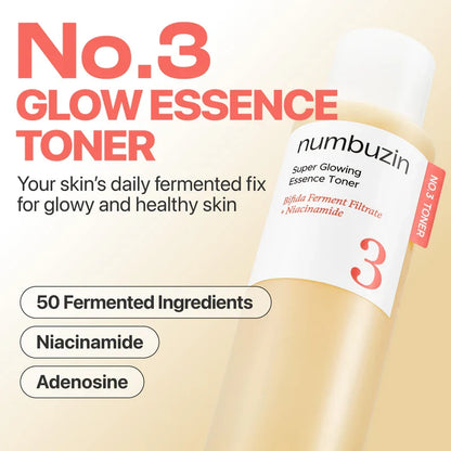 Numbuzin No.3 Super Glowing Essence Toner