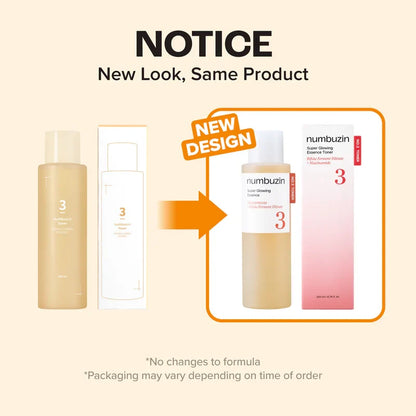 Numbuzin No.3 Super Glowing Essence Toner