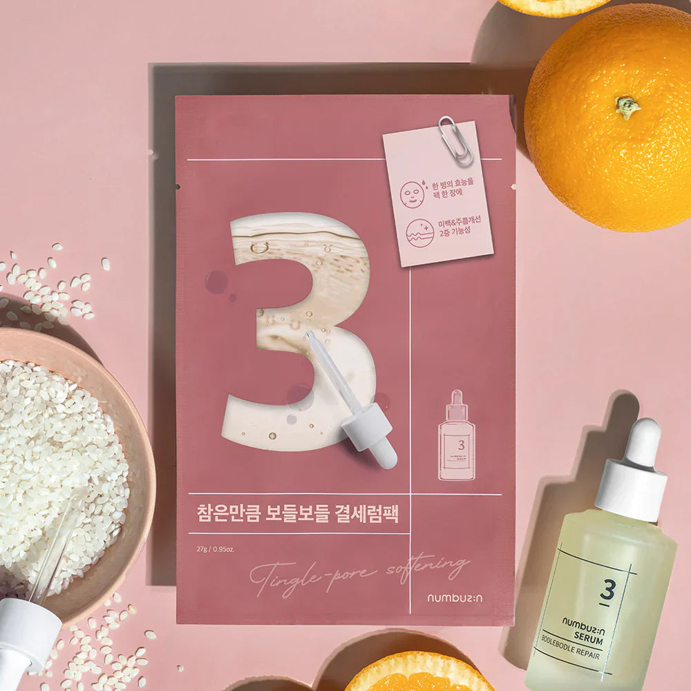 Numbuzin No.3 Tingle-Pore Softening Sheet Mask