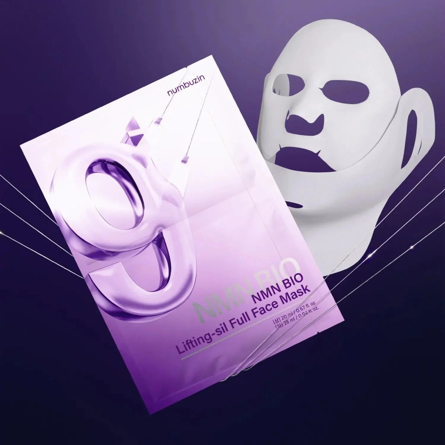 Numbuzin No.9 NAD+ Bio Lifting-Sil Full Face Mask