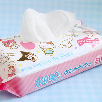 Sanrio Hello Kitty Wet Tissue With Case