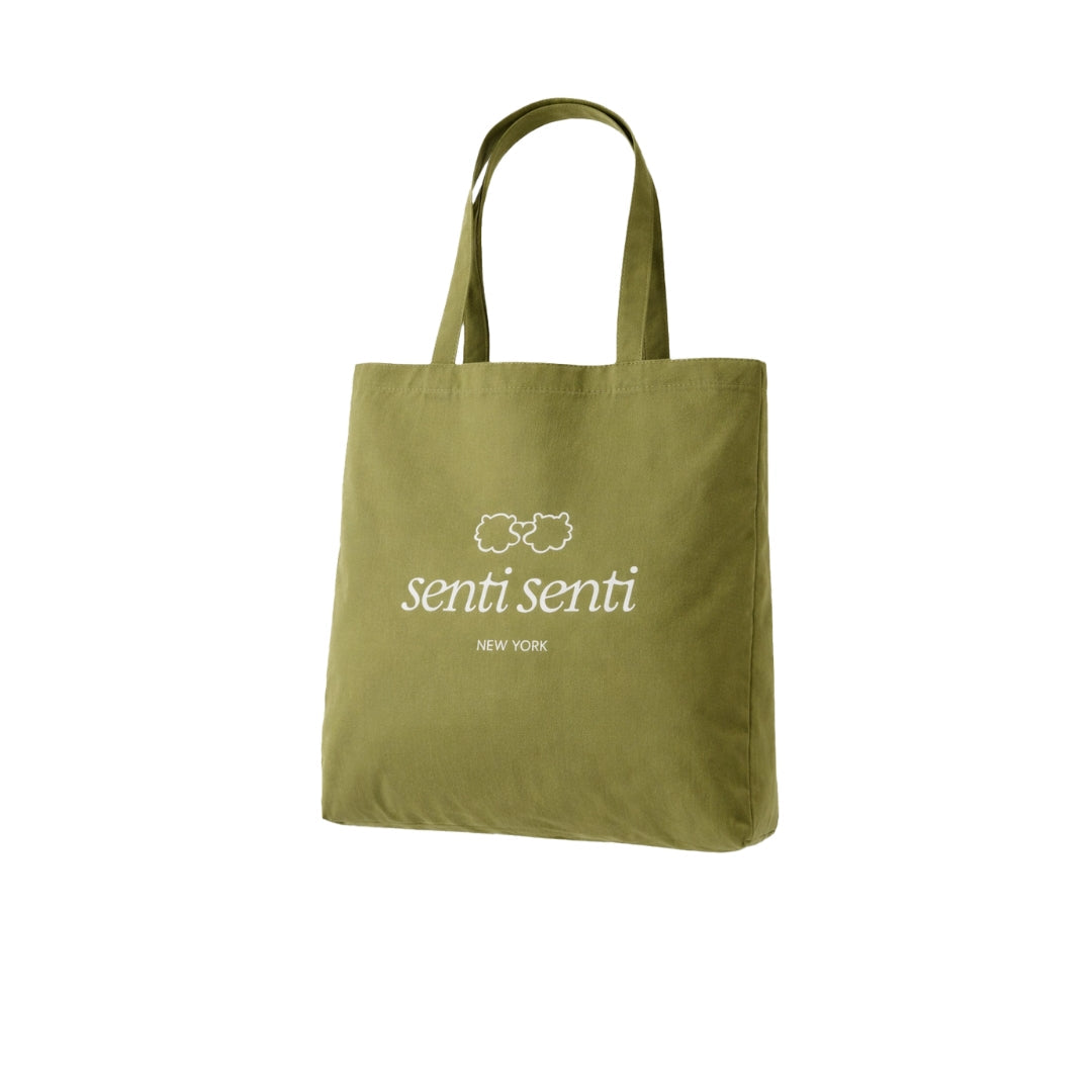 Senti Senti Green Tote Bag