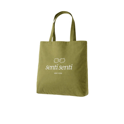 Senti Senti Green Tote Bag