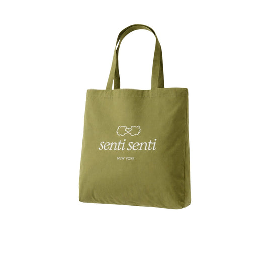 Senti Senti Green Tote Bag
