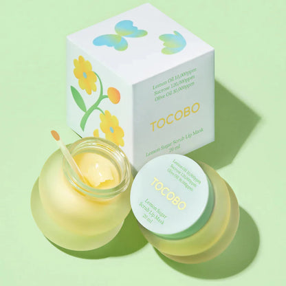 Tocobo Lemon Sugar Scrub Lip Mask