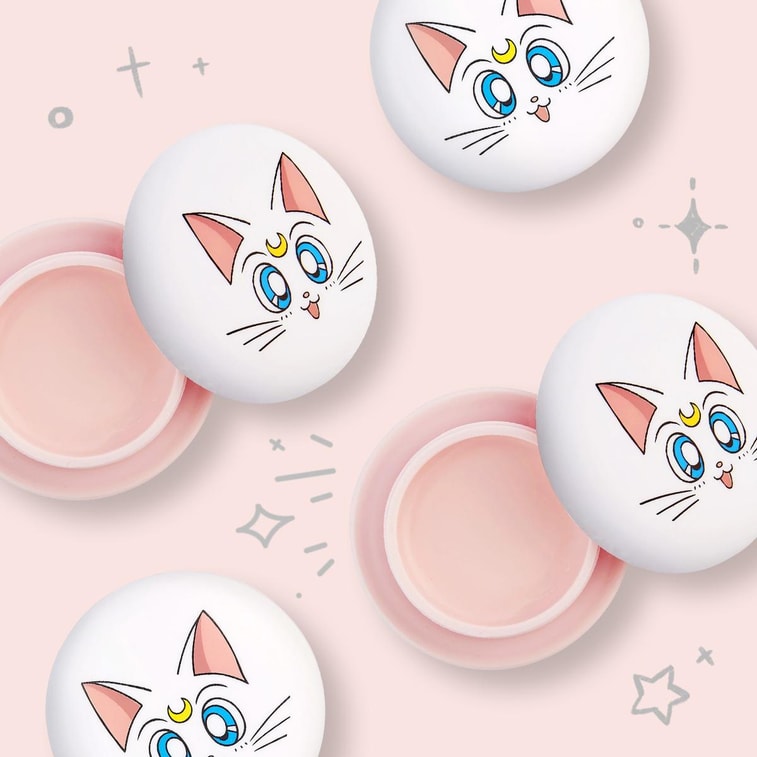 The Crème Shop Sailor Moon Artemis Macaron Lip Balm Peach Strawberry